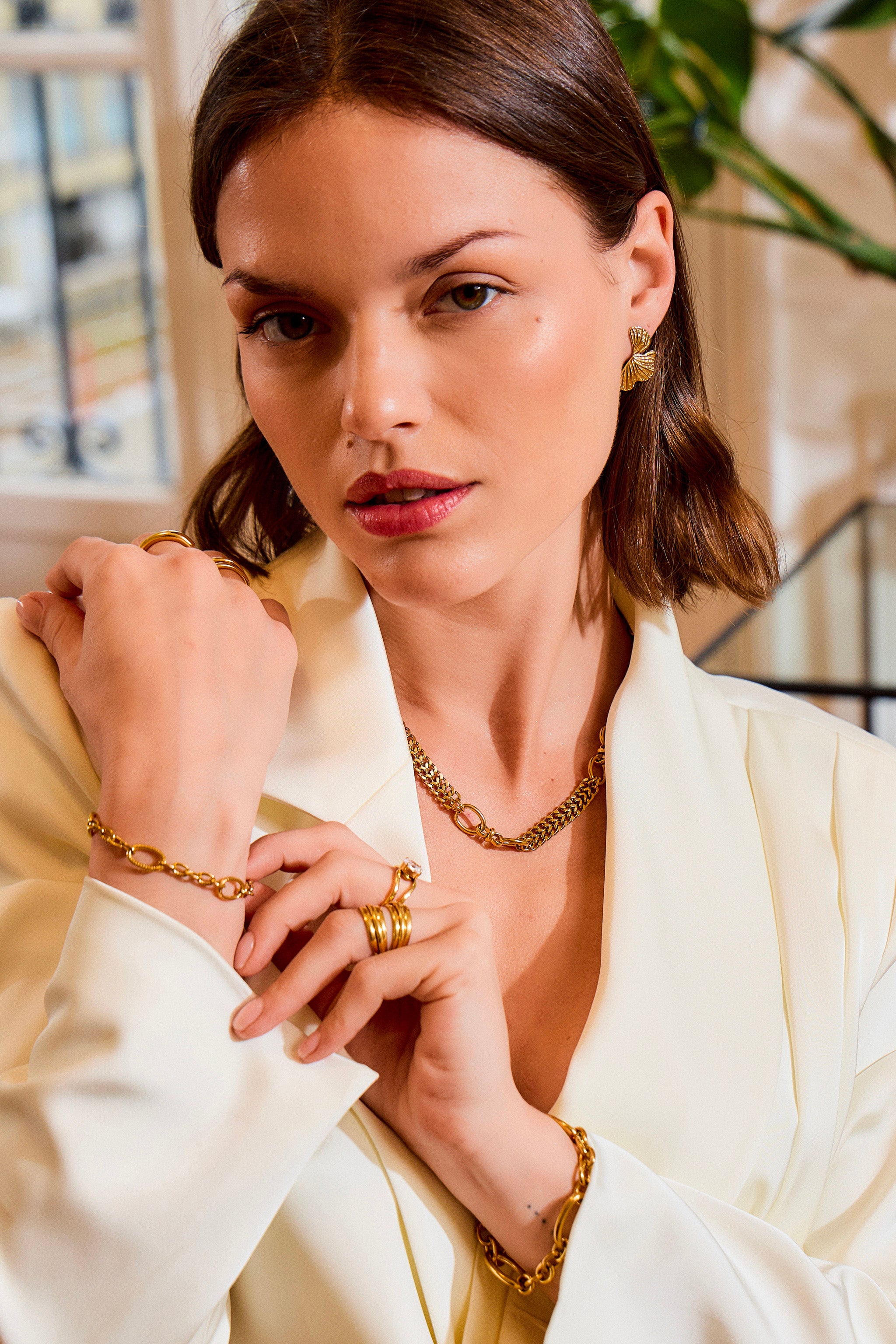 Boucles d'oreilles Flora